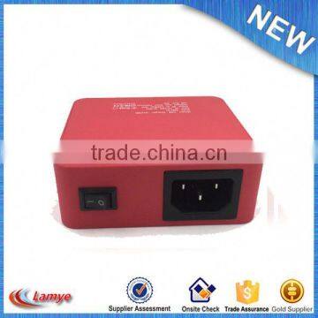 Whoelsale travel multiple 5v 5.0a wall mount usb charger