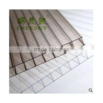 CL SHEET 8 mm thick double PC sunshine board.Greenhouse polycarbonate hollow sunshine pc sheet for roofing