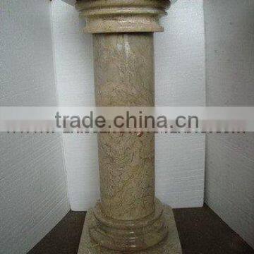 FINE QUALITY SAHARA BEIGE MARBLE PEDESTALS