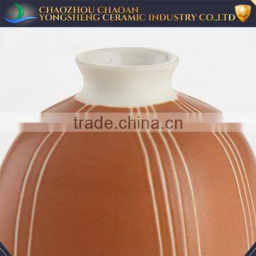 Hot Selling Fashionable Home Decor Brown Ceramic Vase photo-2
