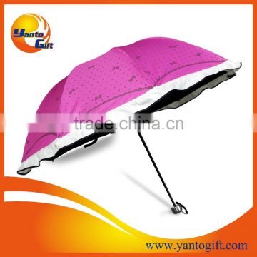 Custom Fashion 3 Folds Umbrella