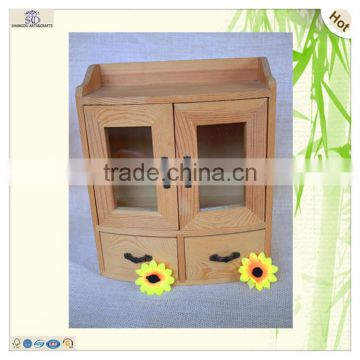 china manufacturers layer transparent door window jewelry display box