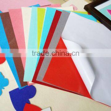 17030801 self adhesive fabric/color felt/polyester needle felt