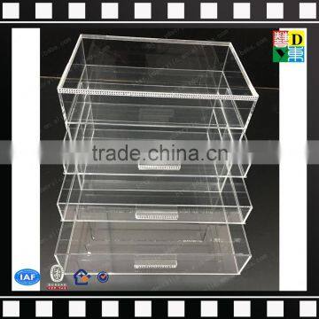 2016 Factory direct Price transparent acrylic lipstick holder,custom rotatable makeup organizer