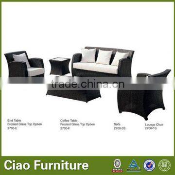 Modern Rattan Leather Sofa photo-3