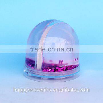 Hand Made Photo Frame Plsatic Snowball For Supply photo-3