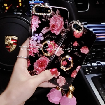 Beautiful diamond Silicone cell phone cover case diamond mobile Phone Cases for iPhone7/7Plus/6/6s/6plus/6splus tpu case