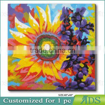 Hot Handmade Beautiful Abstract Oil Painting Flowers photo-6