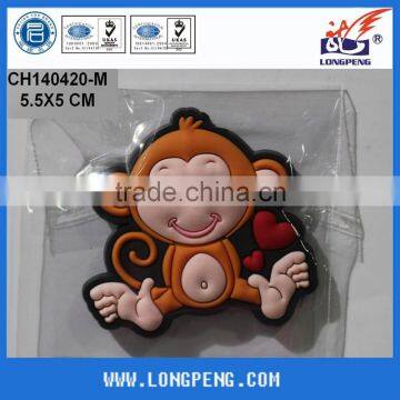 Souvenir Monkey Pvc Fridge Magnet