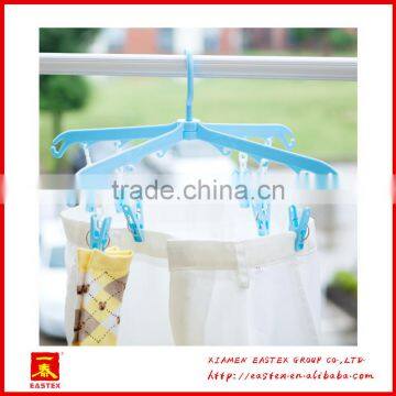 Rotatable Clothes Hanger Rack With 8 Clips photo-6