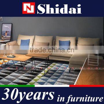 Middle Size 5 Seater Beige Color Fabric Corner Sofa G1128 photo-2