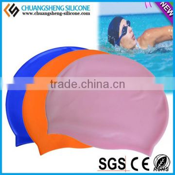 2015 best selling funny nude swimming cap for long hair