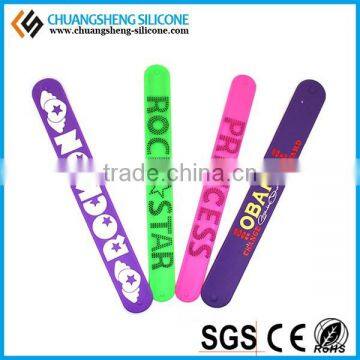 2016 Hot Selling Wholesale Kids Charm Slap Magnetic Silicone Bracelet Charming Wristband Popular Wrist Decoration photo-4