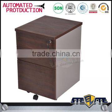 3 Drawer Lockable Nightstand Drawer Cabinet / Mobile Pedestal Cabinet photo-2