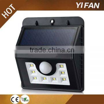 8 Led Weatherproof Solar Led Light Solar Garden Led Light Led Wall Lamp Outdoor