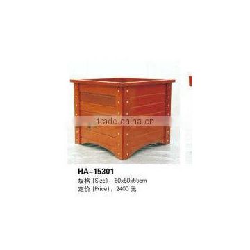 (HA-15301) WOOD FLOWER POT ,LARGE WOOD FLOWER POT ,CHEAP LARGE WOOD FLOWER POT