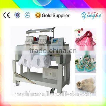 High quality muti-functional embroidery machine with two heads