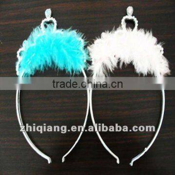 princess feather headband