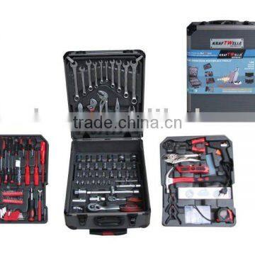 LB- 249 186pc wrench set socket set household tool set hand tool kit in ABS trolley case