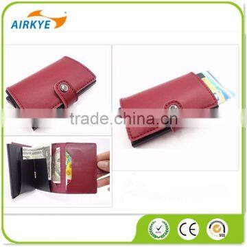 Automatic Credit Card Holder Rfid Blocking Aluminum Business Pop Up Card Holder