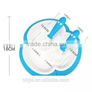 Newest Amazon Hot Children Tableware Children Bowl and Spoon Set photo-5