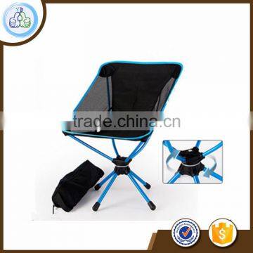 New rotary outdoor folding beach chair Portable fishing Leisure barbecue camping chair