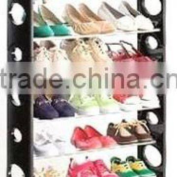 Plastic shoe store shelf