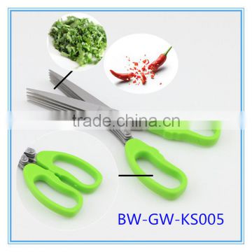 Kitchen Basics Tools Herb Scissors Easy Clean Five Blades Shears