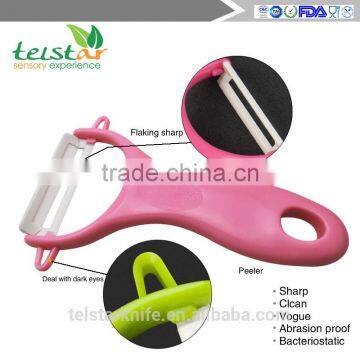 Sales of High-grade Environmental Protection 2 Sharp Woolly Multi-functional Kitchen Ceramic Paring Tools photo-4