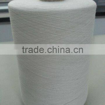 Polyester/ Cotton Spun Yarn Raw White