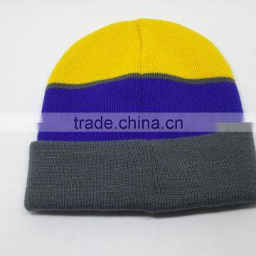100% Acrylic High Quality Knitted Beanie Cap photo-2