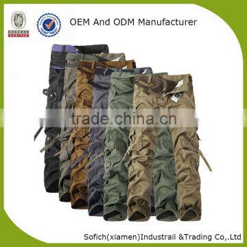 Wholesale military cargo camouflage pants OEM service