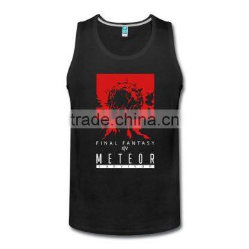 95% cotton 5% spandex wholesale tank top men 2017