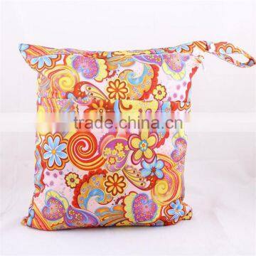 New PUL print wetbag,waterproof two pocket cloth diaper