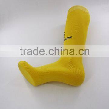 Yellow Knee High Nylon Football Socks Men photo-2