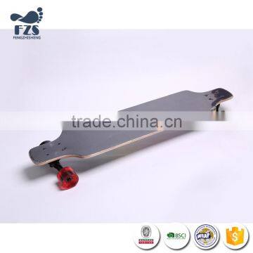 HSJ63 4wheels Longboard Wholesale Freestyle Maple Longboard Skateboard photo-2