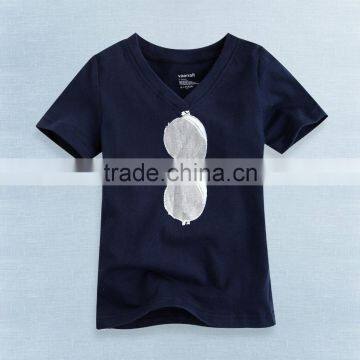 Wholesale Children's Boutique Baby Clothing Breathable Cotton Summer Short Sleeve Cotton T-shirt photo-4