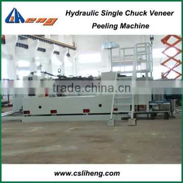 Heavy duty Hydraulic Single Chuck Veneer Peeling Machine, BQ1226/10