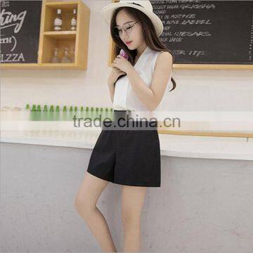 Hot Sale Womens Sports Shorts Gym Shorts With Pants Rope photo-3