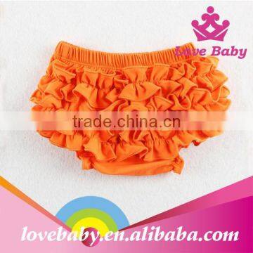 Fashional Toddler Clothing Baby Underwear Cotton Ruffle Blue Bloomer photo-5