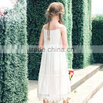 S60710B 2017 Summer Fashion Gallus Dress Child's Girls Vintage Camisole Dresses