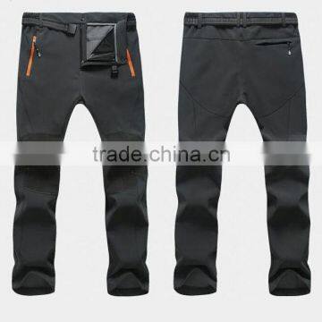 Custom men black softshell cheap pants