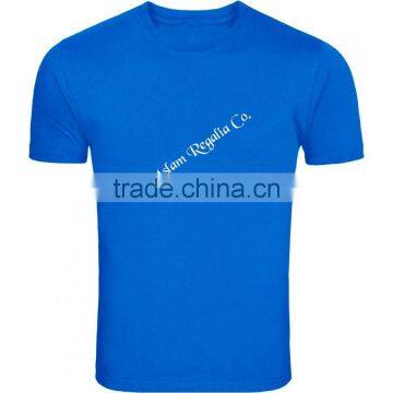 Polyester T Shirts / Short Sleeve Shirt / Cotton Blue Shirts photo-2
