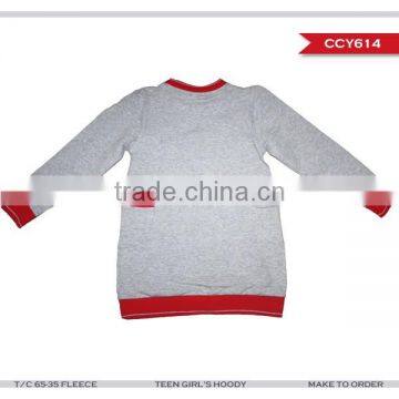 2015 Wholesale Fall/winter T/C Fleece Boutique Girl Sweatshirt Designs photo-3