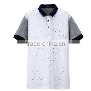 Wholesale Latest Design Mens 100% Cotton Cotton Pique Polo Shirt SP5 photo-2