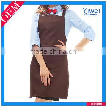 Guangzhou factory custom cotton twill kitchen aprons