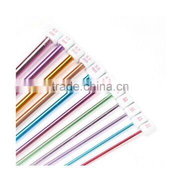 Charmkey Colorful Metal Needlework Tunisian Crochet Hook Set Single Ponit Aluminum Crochet photo-2
