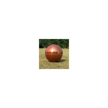 Brown Stainless Steel Gazing Ball