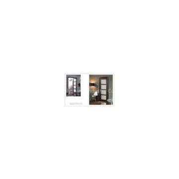 Sound Proof Side Hinged Door, 2050*800mm Fir Wood Vertical Hinged Door For Decoration
