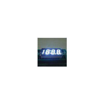 White Bright 4 Digits Numeric 7 Segment LED Displays For Car Clock Indicator